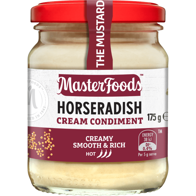 MASTERFOODS Horseradish Cream 175g Jar