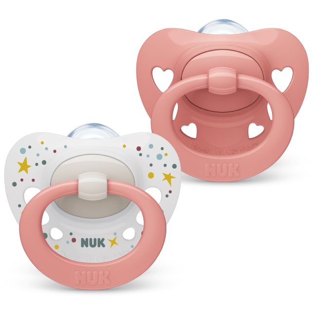 NUK PACI SI1 SIGNAT DE/GB PINK 2/BOX