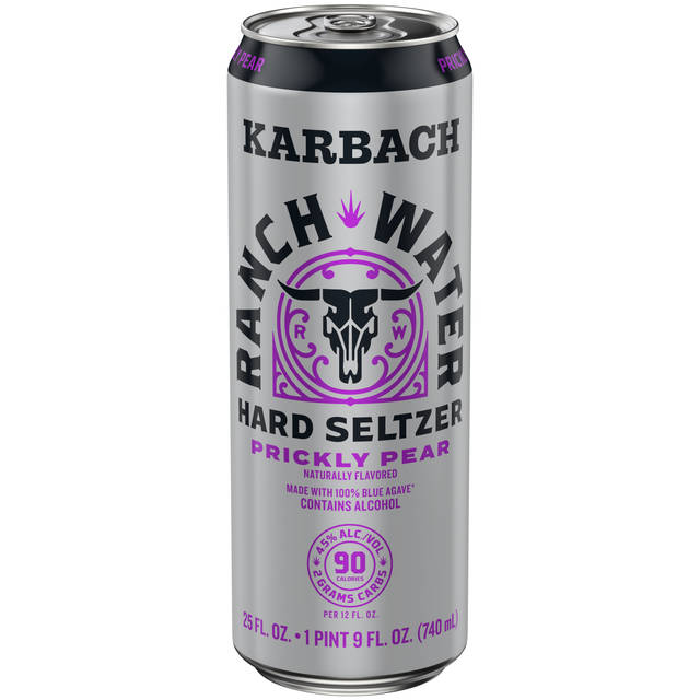Karbach Ranch Water Prickly Pear Hard Seltzer 25 fl oz