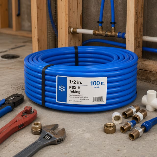 1/2 in. x 100 ft. PEX-B Tubing in Blue