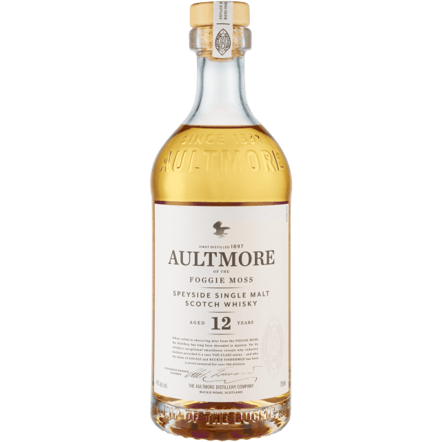 Aultmore 12 Year Old Single Malt Scotch Whisky 46% 750mL