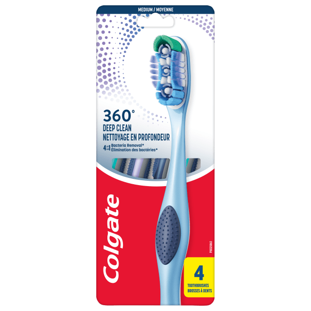 COLGATE 360 TB ADULT CS MU FHM 4PK