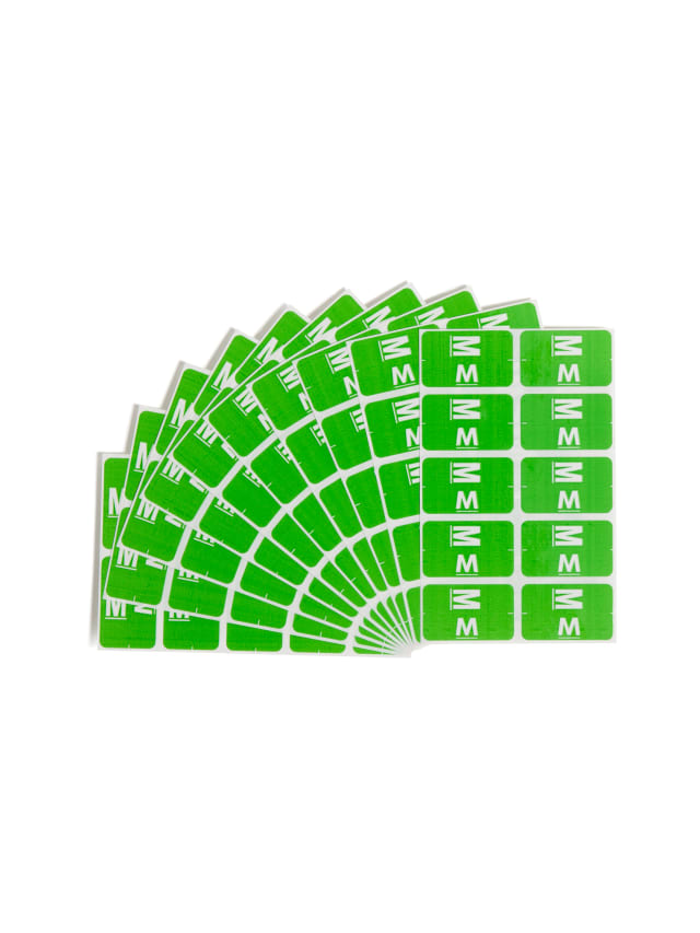 AlphaZ® ACCS Color Coded Alphabetic Labels - Sheets