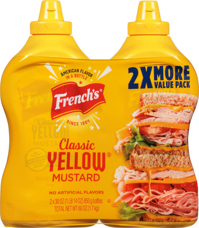 French's® Two Pack Classic Yellow Mustard, 30.0 oz
