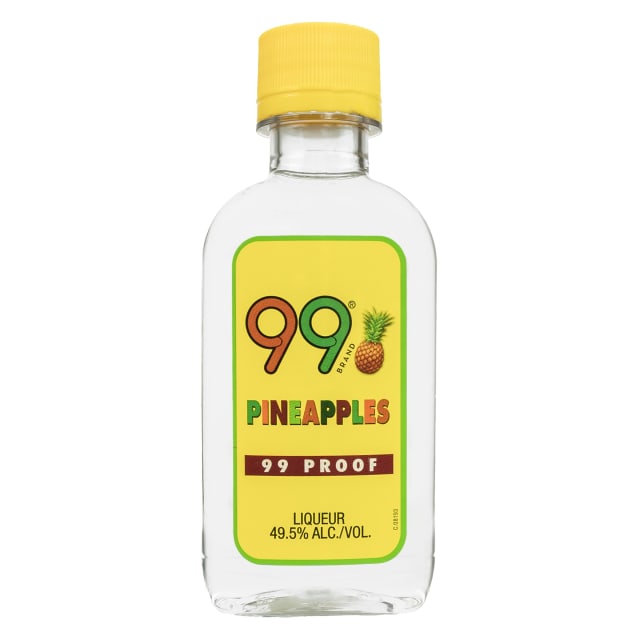 99 Schnapps Pineapples Plastic 48B 100ML