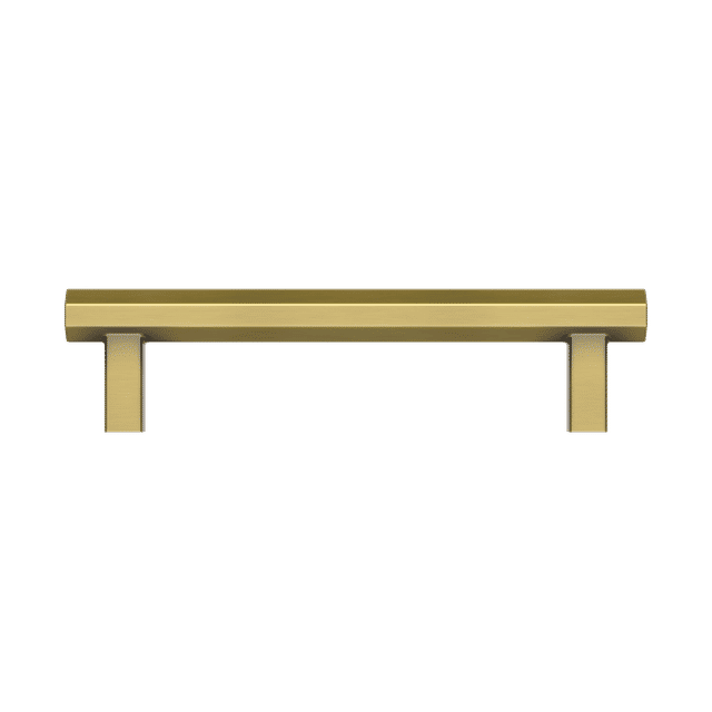 4417 Octagonal 4" Pull, In Heirloom Brass