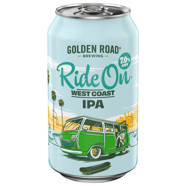 Golden Road Ride On West Coast IPA 12 oz Single CAN 7ABV - Basecoat - Standard Gloss - Craft Direct