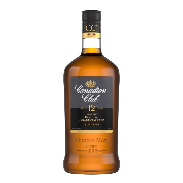 Canadian Club Classic 12 Year Old Small Batch Blended Canadian Whisky 1.75 L