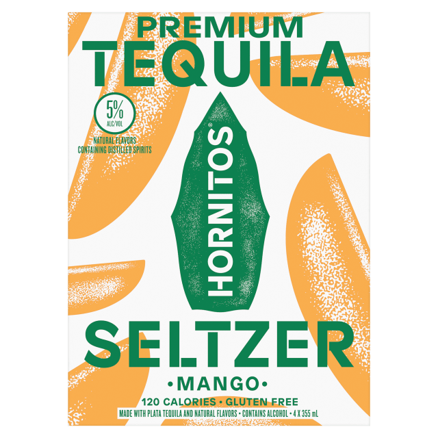 Hornitos Hard Seltzer Mango Ready to Drink Cocktail 4x355 ml