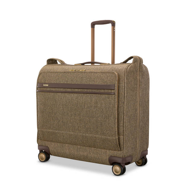 Hartmann Tweed Spinner Garment Bag - Tweed/Natural Leather