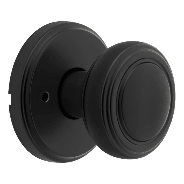 Henrik Bed/Bath Doorknob in Matte Black
