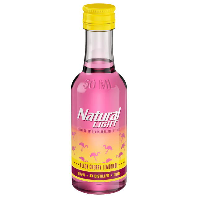 Natural Light Vodka Black Cherry Lemonade 50mL Bottle