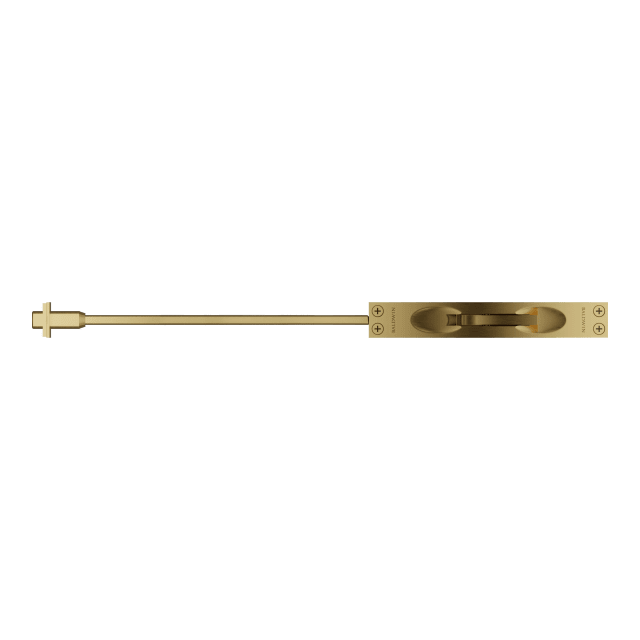 0600 12" Flush Bolt In Heirloom Brass