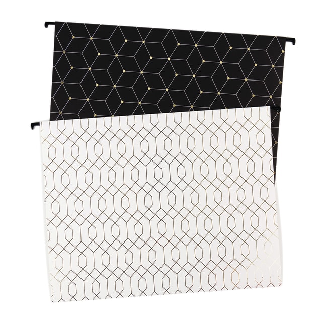 Fashion Hanging File Folders, 1/5 Cut, Assorted Colors