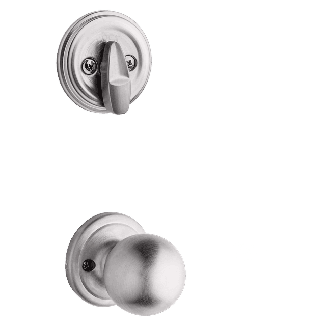 Single Cylinder Interior Pack w/ Huntington Knob in Satin Chrome
