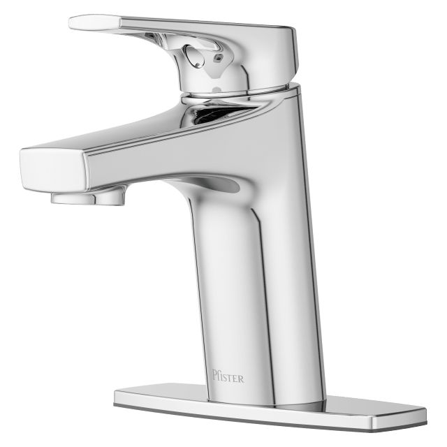 Ferris Single Control 4" Centerset Bathroom Faucet in Polished Chrome