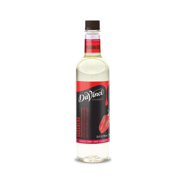 DaVinci Gourmet Habanero Syrup, Plastic Bottle, 4 x 750 mL