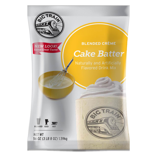 Big Train Cake Batter Blended Crème Drink Mix, 5 x 3.5 lb