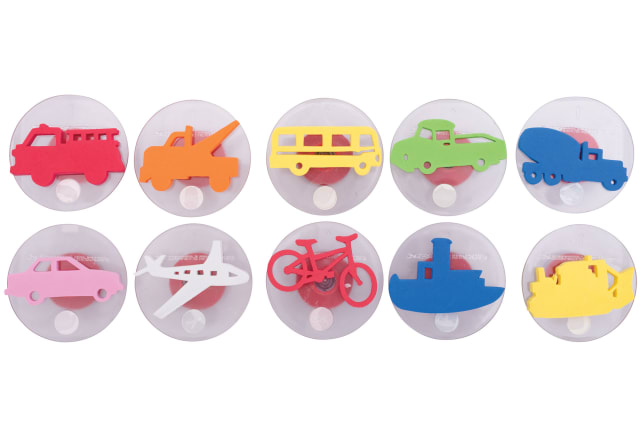 Giant Stampers - Transportation Vehicles - Set of 10