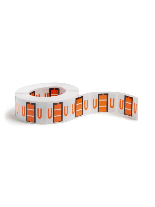 BCCR Bar Style Color-Coded Alphabetic Labels, A-Z Rolls
