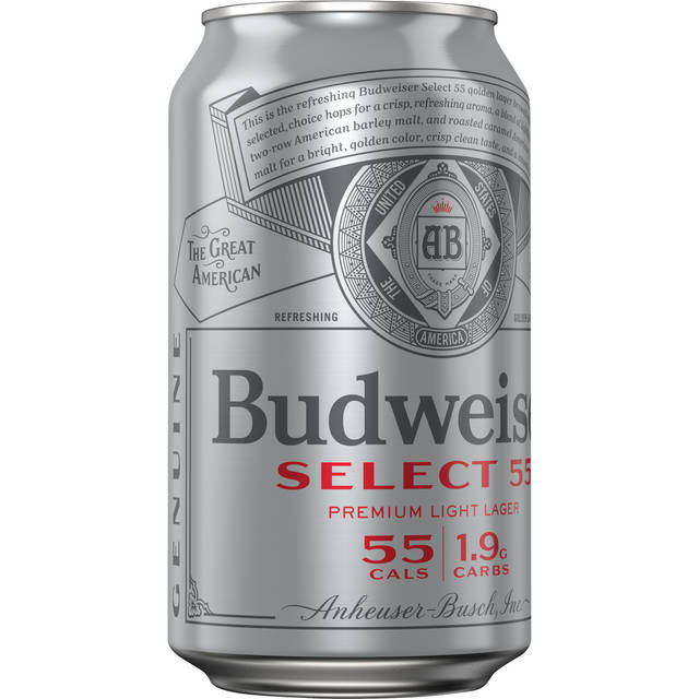 Budweiser® Select 55™ Light Beer, 12 fl. oz. Can