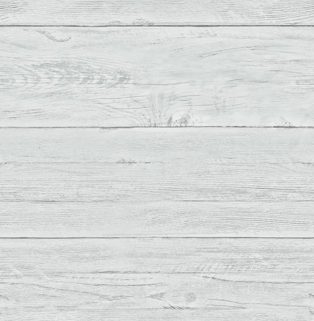 Aqua White Washed Boards Wallpaper