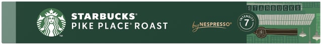 STARBUCKS PIKE PLACE ROAST by NESPRESSO 10 Capsule 53g