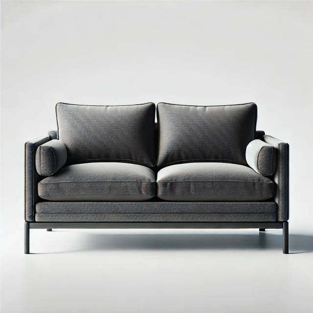 Urban Loveseat in Charcoal