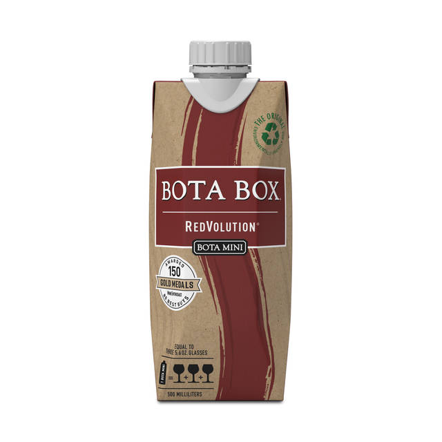 Bota Mini RedVolution Red Wine, 500ml (3 Glasses), 13.5% ABV