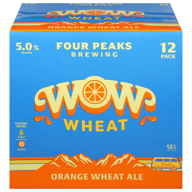 Four Peaks Brewing Orange Wheat Ale Wow Beer 12 - 12 fl oz Bottles