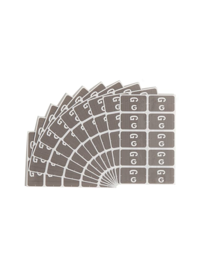 AlphaZ® ACCS Color Coded Alphabetic Labels - Sheets