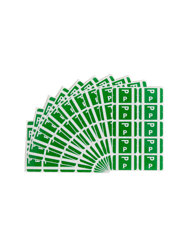 AlphaZ® ACCS Color Coded Alphabetic Labels - Sheets
