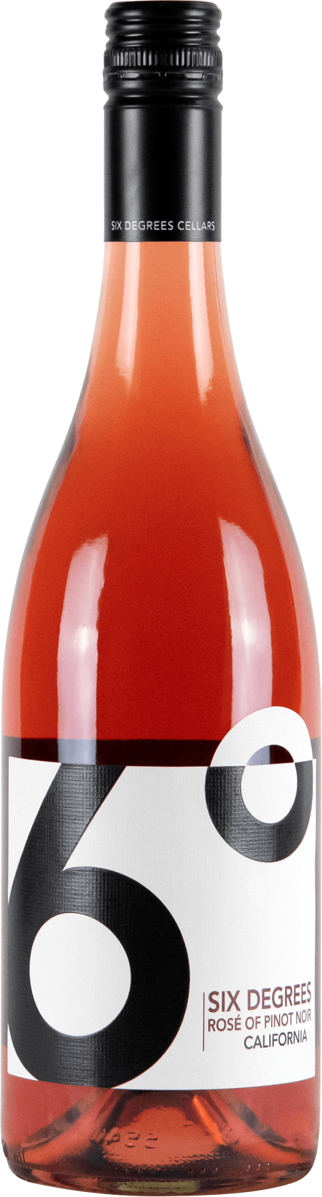 6 Degrees Cellars 2023 California Rose' of Pinot Noir 750ml