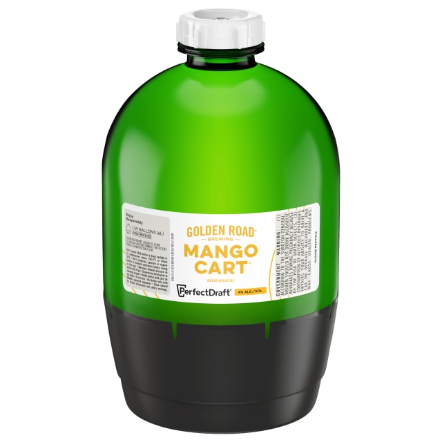 Perfect Draft Golden Road Mango Cart 6 L Front LABEL 4ABV