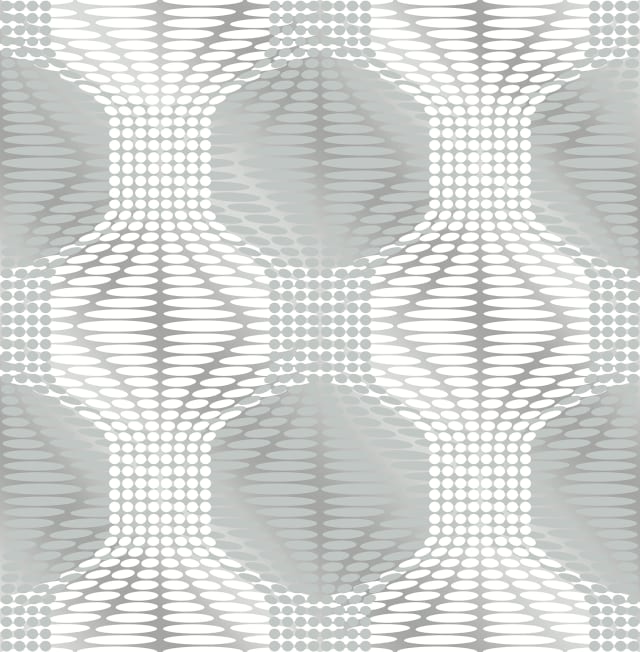 Optic Blue Geometric Wallpaper
