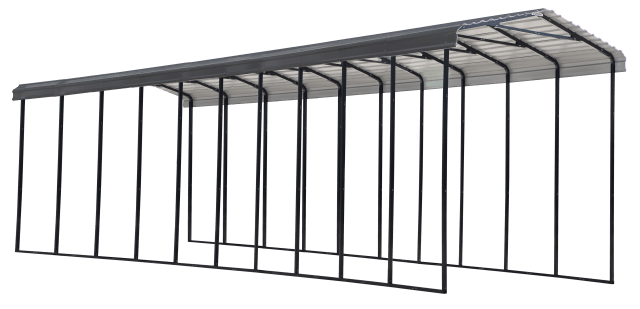 Galvanized Steel Rv Carport, 14X47X14