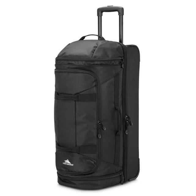 Boxed Wheeled Dfls Medium Wheeled Duffel - Black