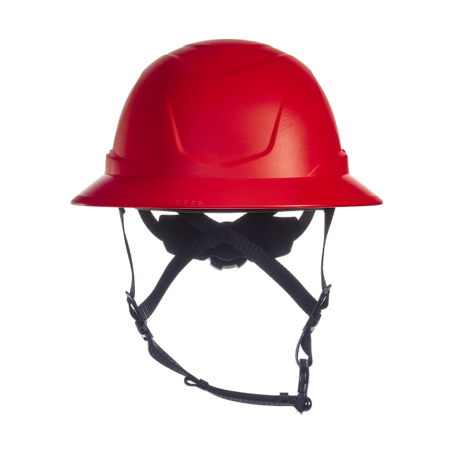 V-Gard H2® Full Brim Safety Helmet, Mips, Non-Vented, Red