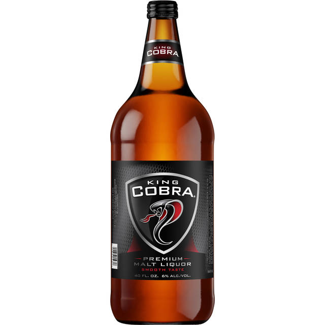 King Cobra Premium Malt Liquor, 40 fl. oz. Bottle