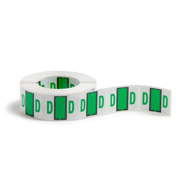 BCCR Bar Style Color-Coded Alphabetic Labels, A-Z Rolls