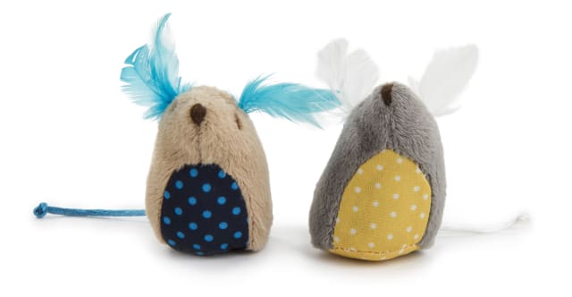 SmartyKat Mouse Mates (Set of 2) Plush Catnip Cat Toys