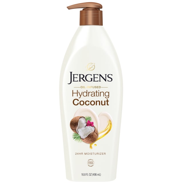 Jergens Hydrating Coconut Body Lotion For Dry Skin, 16.8 fl oz