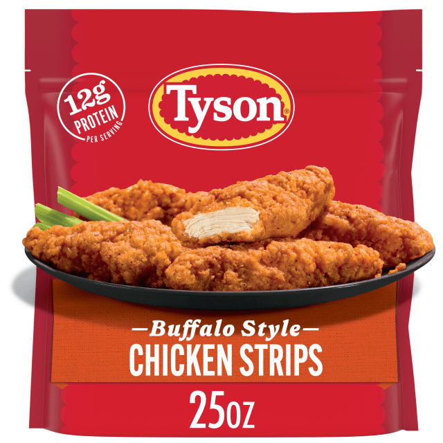 Tyson Frozen Buffalo Style Chicken Strips, 25 oz