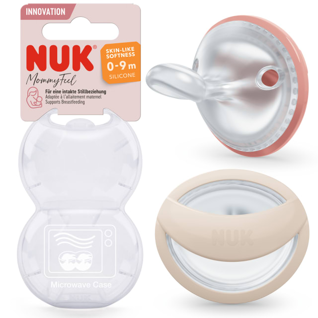 NUK PACI SI1 MOMMYFEEL CL1 RED 2/BOX