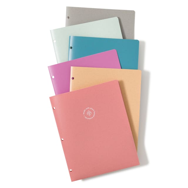 2 Pocket U-Eco Poly Folder, U-Eco, 0.4" Expansion, 2 Pockets, Assorted Colors