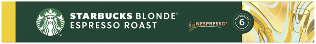 STARBUCKS BLONDE ESPRESSO ROAST by NESPRESSO 10 Capsule 53g
