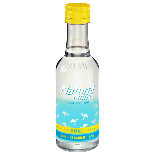 Natural Light Lemonade Flavored Vodka 50 ml Bottle