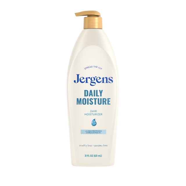 Jergens Daily Moisture Body Lotion For Dry Skin, 21 fl oz