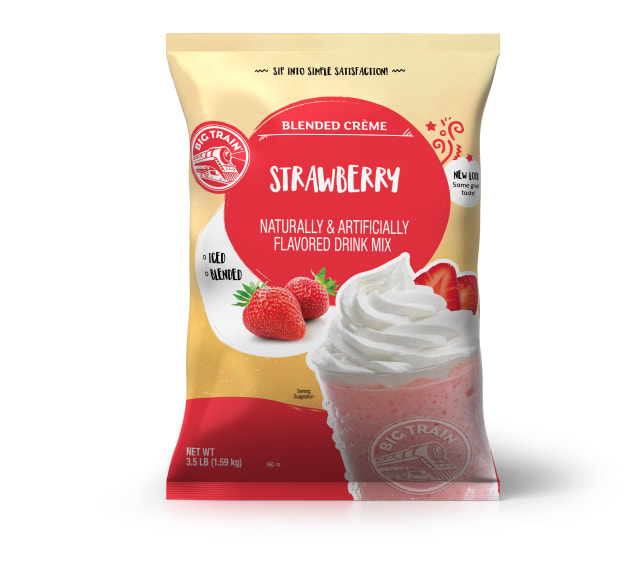 Big Train Strawberry Blended Crème Drink Mix, 5 x 3.5 lb