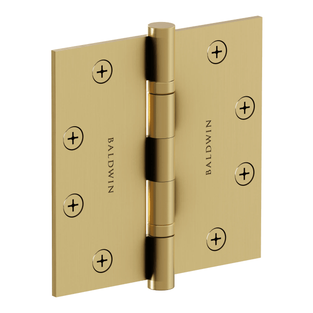 1046 4.5" Ball Bearing Hinge In Heirloom Brass